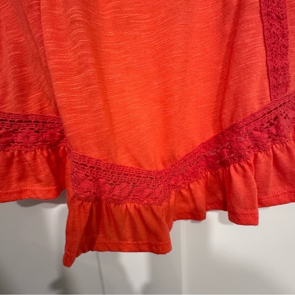 Crop top tank | women’s | size Large | coral color - Picture 5 of 6